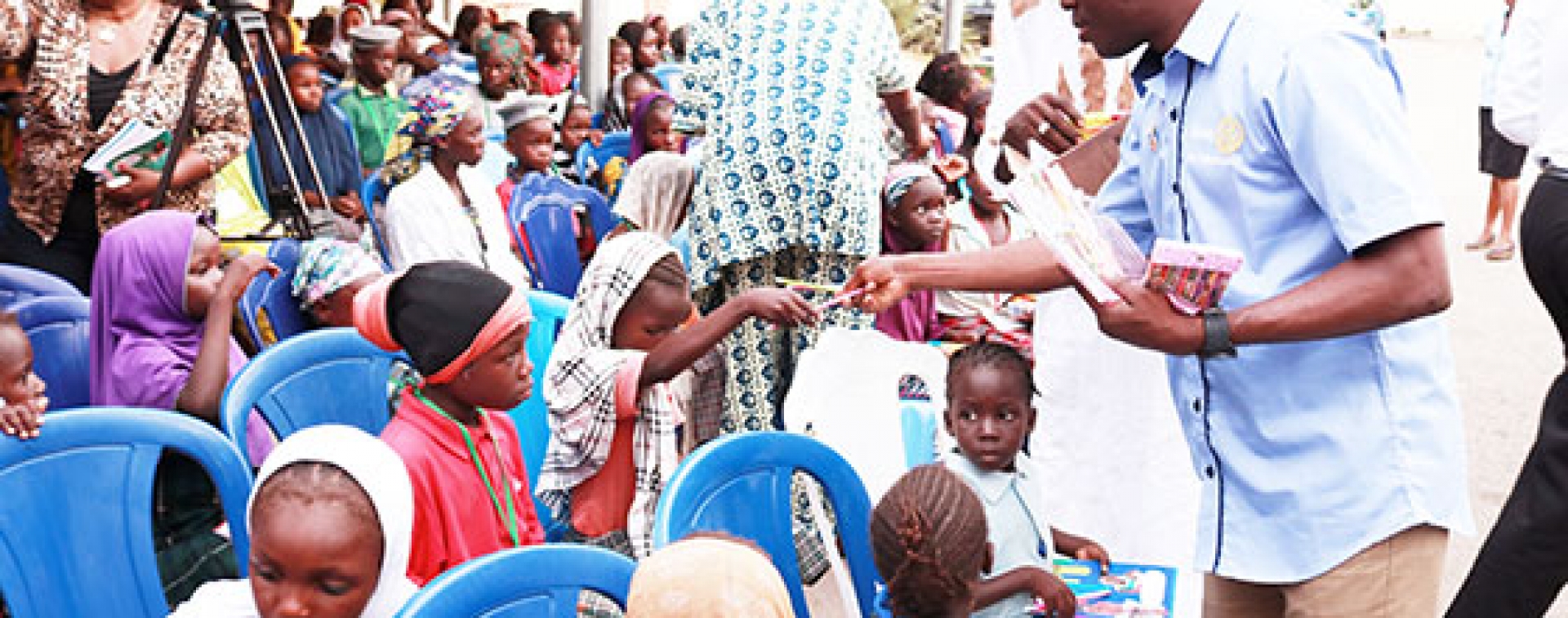 Rotary Club of AUN Marks Humanitarian Day with Feed & Read Girls