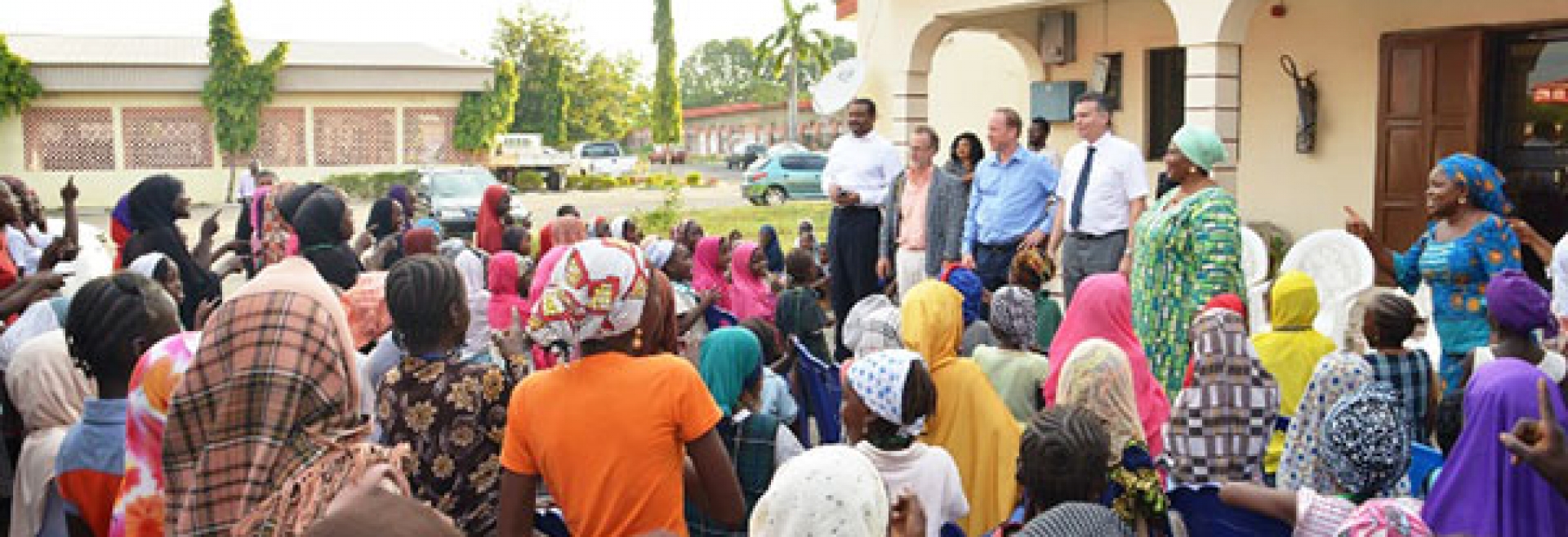 Swiss Officials Visit AUN Feed and Read Center